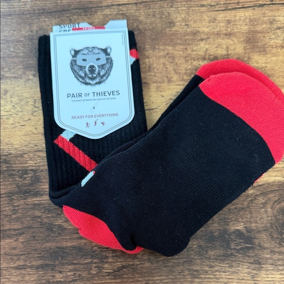 Pair of Thieves Accessories - Pair of Thieves Women's Sport Socks - Black and Red